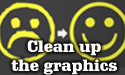 Clean up the graphics